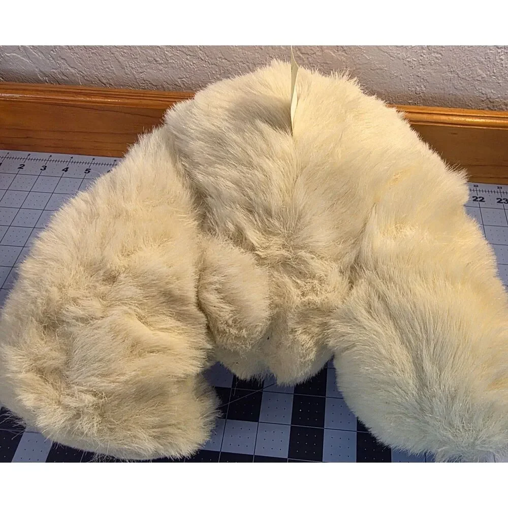 Vintage JBYRONS Bonnie White Teddy Bear Plush 1989 Steinbach w/ Tag